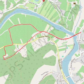 Itinéraire 31B DOUELLE Ls Gravettes 5.3km, distance, dénivelé, altitude, carte, profil, trace GPS