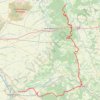 Itinéraire GR 14 : De Vitry-en-Perthois (Marne) à Varennes-en-Argonne (Meuse), distance, dénivelé, altitude, carte, profil, trace GPS