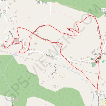 Itinéraire Les Assions - Appolonie, distance, dénivelé, altitude, carte, profil, trace GPS