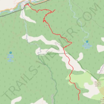 Itinéraire fontaine des halebardes, distance, dénivelé, altitude, carte, profil, trace GPS