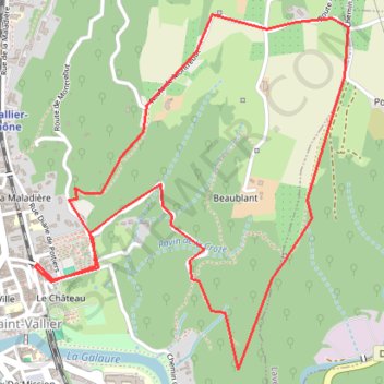 Itinéraire Le Balcon des Gorges de Roche Taillée, distance, dénivelé, altitude, carte, profil, trace GPS