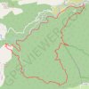 Itinéraire Le Colombier - Gréolière - Cascade Vegay, distance, dénivelé, altitude, carte, profil, trace GPS