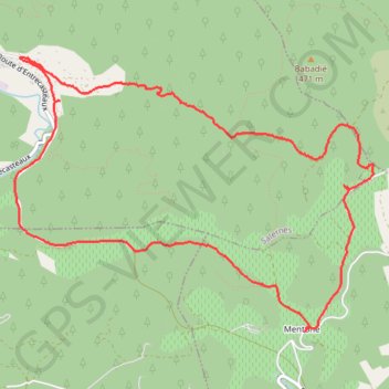 Itinéraire Mentone - autour des Variès - Cagnosc, distance, dénivelé, altitude, carte, profil, trace GPS