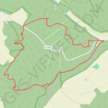 Itinéraire Circuit des sources, distance, dénivelé, altitude, carte, profil, trace GPS