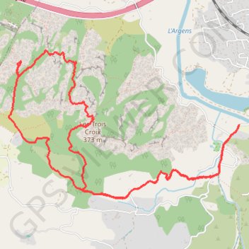 Itinéraire Roche de Roquebrune, distance, dénivelé, altitude, carte, profil, trace GPS