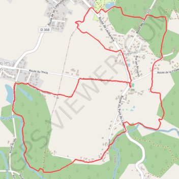 Itinéraire LOUER 17:04:17, distance, dénivelé, altitude, carte, profil, trace GPS