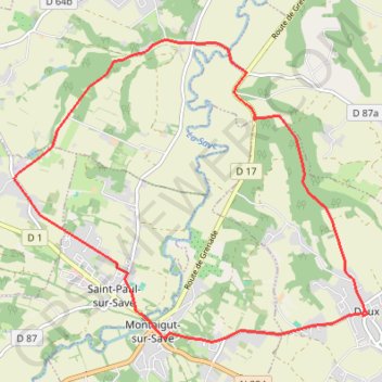 Itinéraire Plein le Daux !, distance, dénivelé, altitude, carte, profil, trace GPS