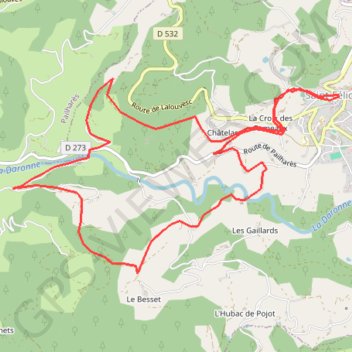 Itinéraire Les grands massifs gr3, distance, dénivelé, altitude, carte, profil, trace GPS