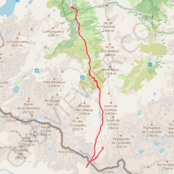 Itinéraire Port de la Peyre St Martin depuis la Maison du Parc, distance, dénivelé, altitude, carte, profil, trace GPS