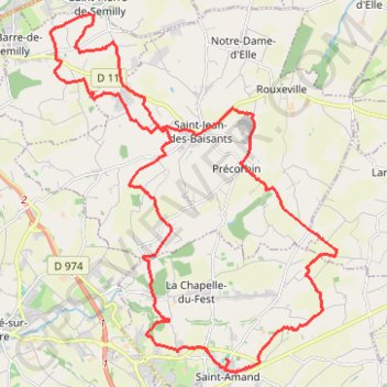 Itinéraire 35 KMS, distance, dénivelé, altitude, carte, profil, trace GPS