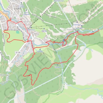 Itinéraire 1802OK, distance, dénivelé, altitude, carte, profil, trace GPS