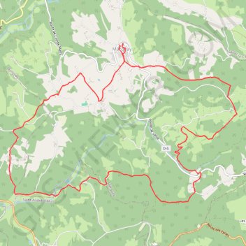 Itinéraire Boucle à Marquay, distance, dénivelé, altitude, carte, profil, trace GPS
