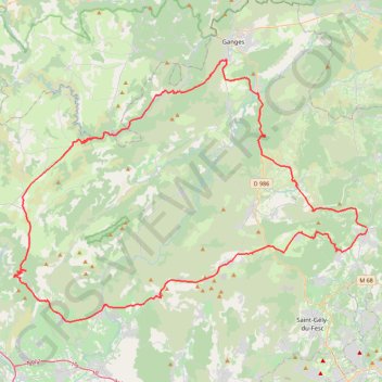 Itinéraire Saint-Mathieu-II(122,5 km), distance, dénivelé, altitude, carte, profil, trace GPS