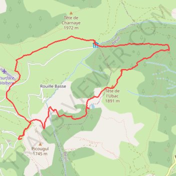 Itinéraire 2026 10 23 - lac de Beuil tête du garnier-25498115, distance, dénivelé, altitude, carte, profil, trace GPS