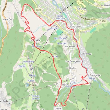 Itinéraire 10KM, distance, dénivelé, altitude, carte, profil, trace GPS