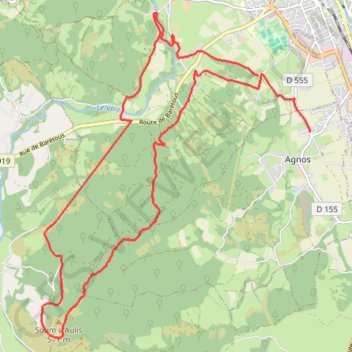 Itinéraire Pt Noir Lavigne Chicorp Soums, distance, dénivelé, altitude, carte, profil, trace GPS