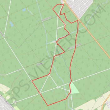 Itinéraire De la pyramide à la faisanderie, distance, dénivelé, altitude, carte, profil, trace GPS
