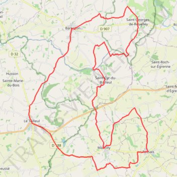Itinéraire 1 - route_du_poire_2026_5003_kms-22514596-1769787467-287, distance, dénivelé, altitude, carte, profil, trace GPS