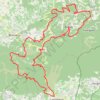 Itinéraire Buoux - Lourmarin, distance, dénivelé, altitude, carte, profil, trace GPS