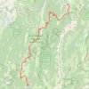 Itinéraire Du Col du Rousset à Villard-de-Lans, distance, dénivelé, altitude, carte, profil, trace GPS