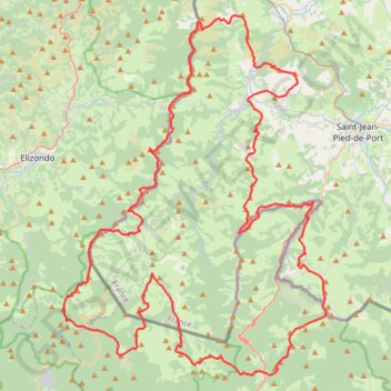 Itinéraire Euskal Raid Ultra, distance, dénivelé, altitude, carte, profil, trace GPS