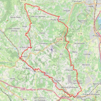 Itinéraire Activité actuelle: 16 AVR 2022 08:42, distance, dénivelé, altitude, carte, profil, trace GPS