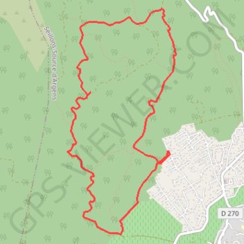 Itinéraire Seillons - Le Gascon, distance, dénivelé, altitude, carte, profil, trace GPS