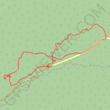 Itinéraire Argonne - Barricade Pavillon, distance, dénivelé, altitude, carte, profil, trace GPS