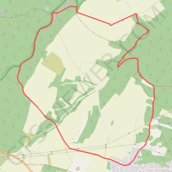 Itinéraire Les Minières - Hauteville-lès-Dijon, distance, dénivelé, altitude, carte, profil, trace GPS