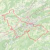 Itinéraire Entre Doubs et Ognon, distance, dénivelé, altitude, carte, profil, trace GPS