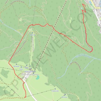 Itinéraire La Crémaillère, distance, dénivelé, altitude, carte, profil, trace GPS