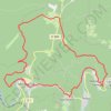 Itinéraire La Croix Scailles Variante courte, distance, dénivelé, altitude, carte, profil, trace GPS