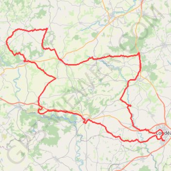 Itinéraire Kreiz Breizh_P4, distance, dénivelé, altitude, carte, profil, trace GPS