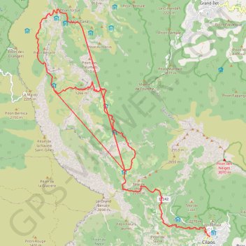Itinéraire La Réunion, la grande traversée par le GRR2, distance, dénivelé, altitude, carte, profil, trace GPS