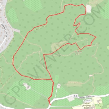 Itinéraire La Dune de Sable - La Gâche, distance, dénivelé, altitude, carte, profil, trace GPS