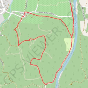 Itinéraire Cazernau Saint Gély, distance, dénivelé, altitude, carte, profil, trace GPS