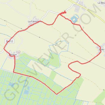 Itinéraire Tour du marais, distance, dénivelé, altitude, carte, profil, trace GPS