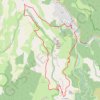 Itinéraire Les Couronnes - Florac, distance, dénivelé, altitude, carte, profil, trace GPS