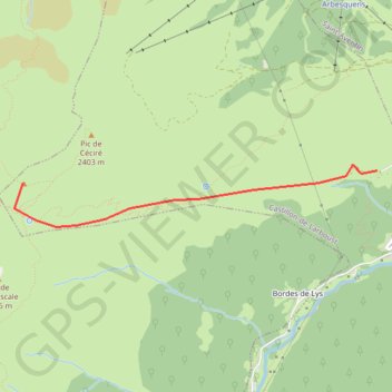 Itinéraire Sommet de la Coume de Bourg, distance, dénivelé, altitude, carte, profil, trace GPS