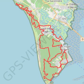 Itinéraire Rando des Mimosas - Saint-Trojant-les-Bains, distance, dénivelé, altitude, carte, profil, trace GPS