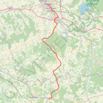 Itinéraire Place Alexandre, distance, dénivelé, altitude, carte, profil, trace GPS