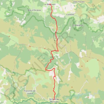 Itinéraire Trail Planner Map, distance, dénivelé, altitude, carte, profil, trace GPS