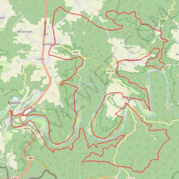 Itinéraire Route_2, distance, dénivelé, altitude, carte, profil, trace GPS