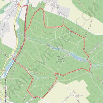 Itinéraire boucle 7 km trail, distance, dénivelé, altitude, carte, profil, trace GPS