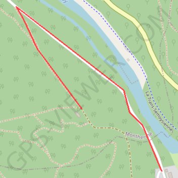 Itinéraire OpenLayers.Feature.Vector_3851, distance, dénivelé, altitude, carte, profil, trace GPS
