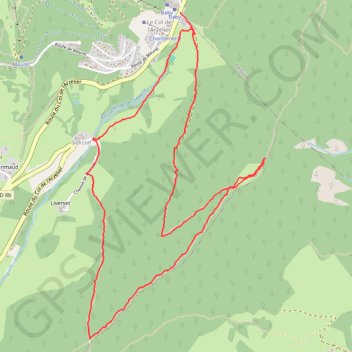 Itinéraire Crête de la Ferrière, distance, dénivelé, altitude, carte, profil, trace GPS
