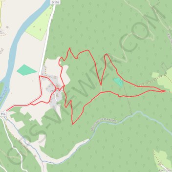Itinéraire La Rochette - Monceaux-sur-Dordogne, distance, dénivelé, altitude, carte, profil, trace GPS
