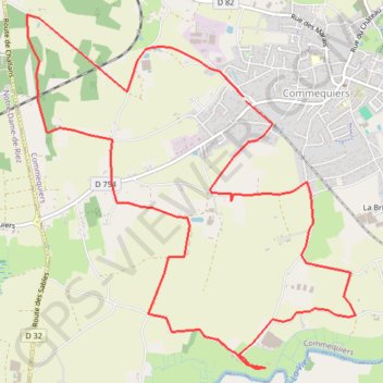 Itinéraire Côte de Lumière, Commequiers, distance, dénivelé, altitude, carte, profil, trace GPS