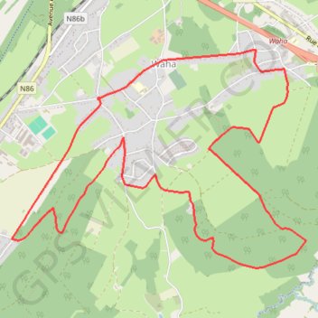 Itinéraire LCMF - 10km, distance, dénivelé, altitude, carte, profil, trace GPS