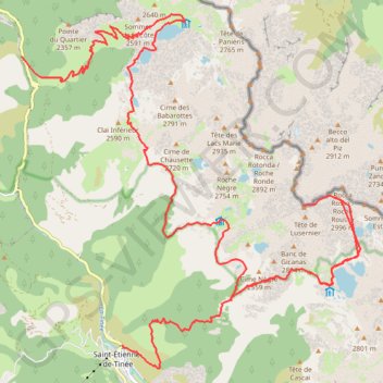 Itinéraire Chemin de l'Energie, distance, dénivelé, altitude, carte, profil, trace GPS